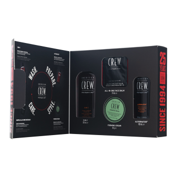 American Crew 4-in-1 Medium Hold Grooming Kit kit voor mannen