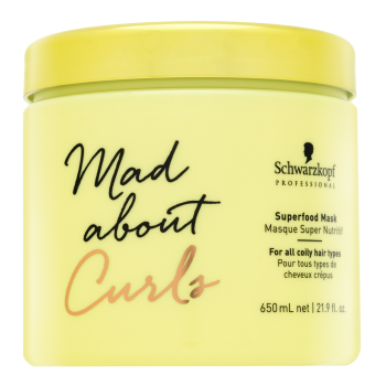 Schwarzkopf Professional Mad About Curls Superfood Mask tápláló maszk göndör hajra 650 ml