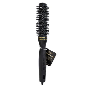 Olivia Garden Ceramic+Ion Tourmalin Black Brush Cepillo para el cabello 25 mm