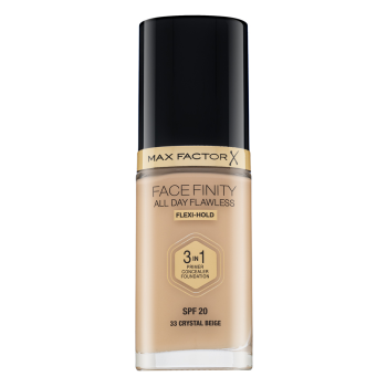 Max Factor Facefinity All Day Flawless Flexi-Hold 3in1 Primer Concealer Foundation SPF20 vloeibare make-up 3v1 33 30 ml