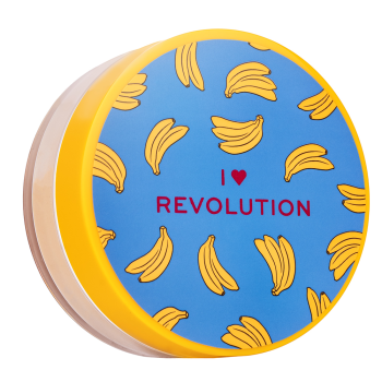 I Heart Revolution Baking Powder pudr pro sjednocenou a rozjasněnou pleť Banana 22 g