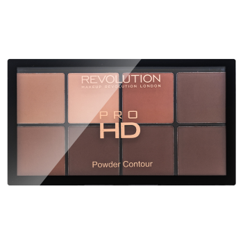 Makeup Revolution Ultra Pro HD Powder Contour Palette multifunkciós arc paletta Medium Dark 20 g