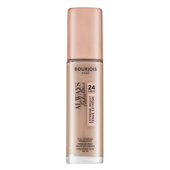 Bourjois Always Fabulous 24HRS Extreme Resist Foundation Flüssiges Make Up für Einigung des farbigen Hauttones 100 Rose Ivory 30 ml