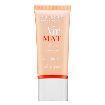Bourjois Air Mat 24H Undetectable Matte Finish maquillaje líquido Para un efecto mate 01 Rose Ivory 30 ml