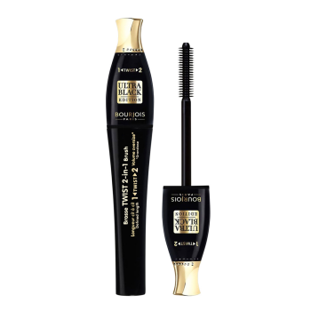 Bourjois Twist Up The Volume Mascara Ultra Black maskara za produljenje trepavica i volumen Ultra Black 8 ml