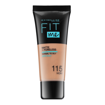 Maybelline Fit Me! Foundation Matte + Poreless tekući make-up s matirajućim učinkom 115 Ivory 30 ml