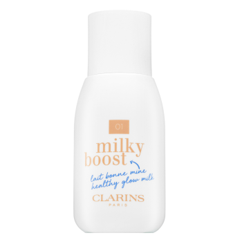 Clarins Milky Boost Foundation tonifiërende en hydraterende emulsie voor een uniforme en stralende teint 01 Cream 50 ml