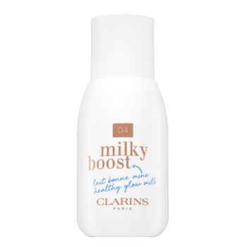 Clarins Milky Boost Foundation tónující a hydratační emulze pro sjednocenou a rozjasněnou pleť 04 Auburn 50 ml