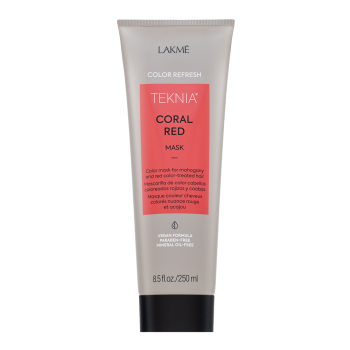 Lakmé Teknia Color Refresh Coral Red Mask mască hrănitoare cu pigmenți colorați pentru a revigora tonurile de roșu 250 ml