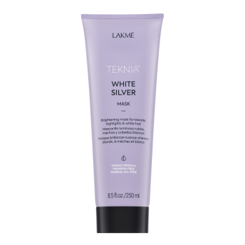 Lakmé Teknia White Silver Mask neutralizáló maszk platinaszőke és ősz hajra 250 ml