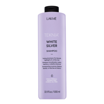 Lakmé Teknia White Silver Shampoo neutralizirajući šampon za platinasto plavu i sijedu kosu 1000 ml
