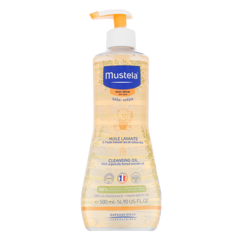Mustela Bébé Cleansing Oil čistiaci penivý olej pre deti 500 ml