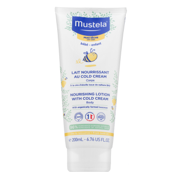 Mustela Bébé pomirjujoča emulzija Nourishing Body Lotion with Cold Cream 200 ml