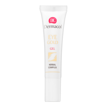 Dermacol Eye Gold Gel refreshing eye gel against wrinkles, swelling and dark circles 15 ml