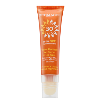 Dermacol Sun Water Resistant Sun Cream & Lip Balm SPF30 vodeodolný pleťový krém na opaľovanie s balzamom na pery 30 ml