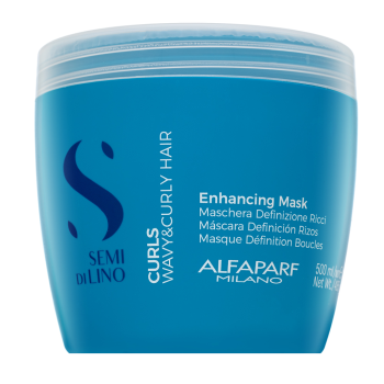Alfaparf Milano Semi Di Lino Curls Enhancing Mask tápláló maszk fényes hullámos és göndör hajért 500 ml
