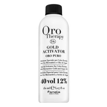 Fanola Oro Therapy 24k Gold Activator Oro Puro emulsie ontwikkelen voor alle haartypes 12% 40 Vol. 150 ml