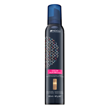 Indola Color Style Mousse Semi-permanente Schaum-Haarfarbe Dark Blonde 200 ml