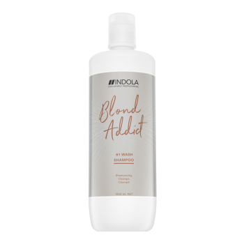 Indola Blond Addict 1 Wash Shampoo sampon de curatare pentru păr blond 1000 ml