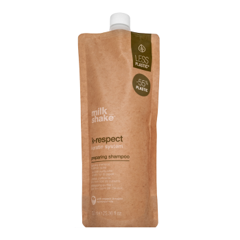 Milk_Shake K-Respect Keratin System Preparing Shampoo uhlazující šampon pro hrubé a nepoddajné vlasy 750 ml