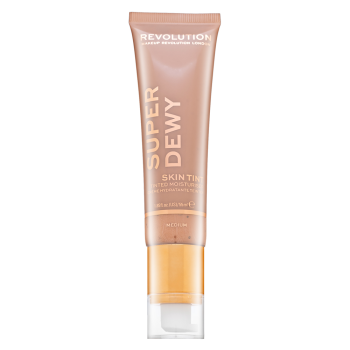 Makeup Revolution Super Dewy Skin Tint Moisturizer tonifiërende en hydraterende emulsie Medium 55 ml
