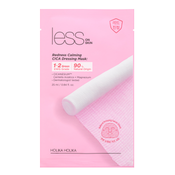 Holika Holika Less On Skin plátienková maska Redness Calming CICA Dressing Mask 25 ml