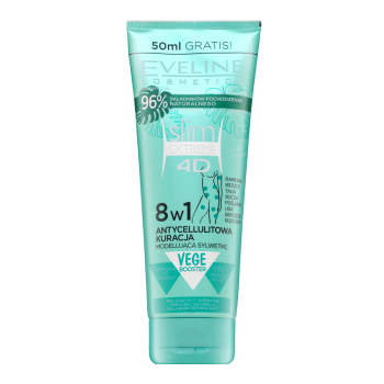 Eveline Slim Extreme 4D Anti-cellulite Body Shaping Treatment 8in1 modelujúce sérum na brucho, stehná a boky 250 ml