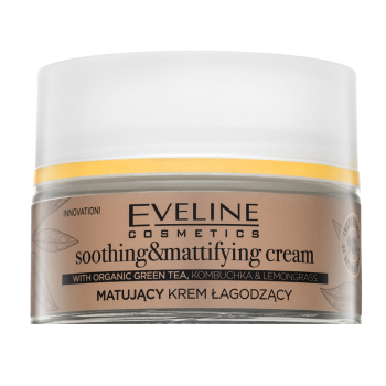 Eveline Organic Gold Soothing & Mattifying Cream pleťový krém so zmatňujúcim účinkom 50 ml