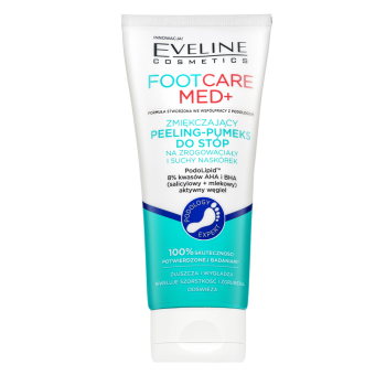 Eveline Foot Care Med+ Softening Foot Scrub-Pumice Foot Cream For Dry Skin with peeling effect 100 ml