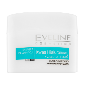 Eveline Skin Care Expert Hyaluronic Acid Intensely Moisturizing & Detoxifying Cream rejuvenating face cream for dry skin 50 ml