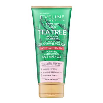 Eveline Botanic Expert Tea Tree Purifying Antibacterial Face Wash Gel cleansing gel for problematic skin 175 ml