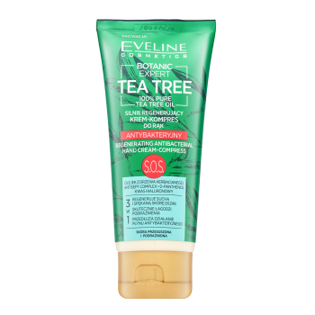 Eveline Botanic Expert SOS Tea Tree Regenerating Antibacterial Hand Cream-Compress hand cream for dry skin 100 ml
