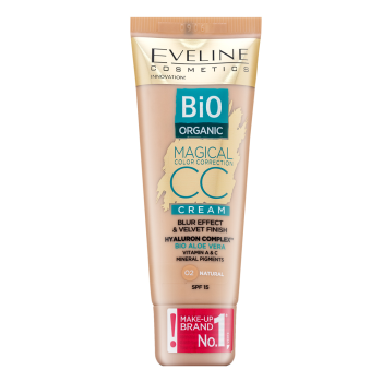 Eveline Bio Organic Magical Color Correction CC Cream CC krém contra las imperfecciones de la piel 02 Natural 30 ml