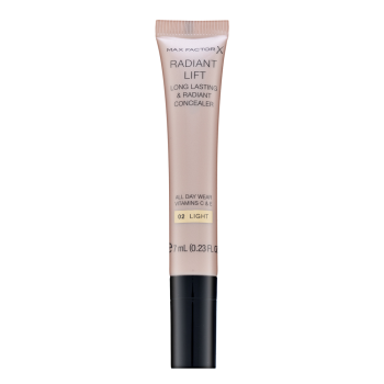 Max Factor Radiant Lift Long Lasting Radiance Concealer Flüssig-Korrektor für eine einheitliche und aufgehellte Gesichtshaut 02 Light 7 ml