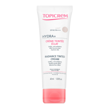 Topicrem HYDRA+ vopsea nuanțatoare tip cremă Radiance Tinted Cream SPF40 - Light 40 ml