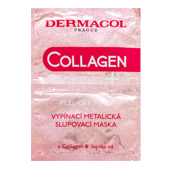 Dermacol Collagen+ mască Lifting Metallic Peel-Off Mask 15 ml