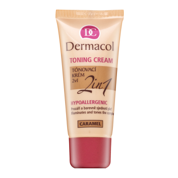 Dermacol Toning Cream 2in1 tónujúce a hydratačné emulzie za ujednačavanje boje i tona kože Caramel 30 ml