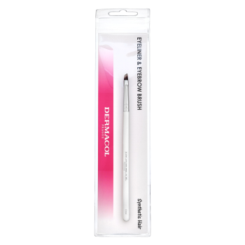 Dermacol Eyeliner & Eyebrow Brush afgeschuind wenkbrauwborsteltje D84