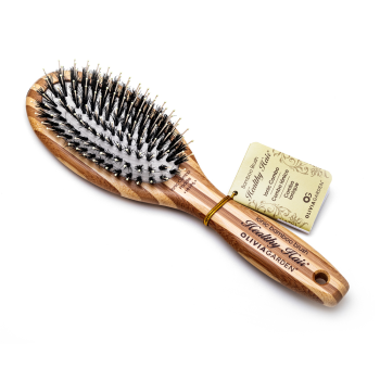 Olivia Garden Healthy Hair Bamboo Brush Ionic Combo Paddle HH-P6 szczotka do włosów z nylonowymi włóknami i włosiem dzika
