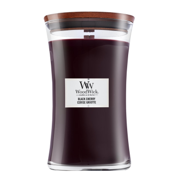 Woodwick Black Cherry geurkaars 610 g