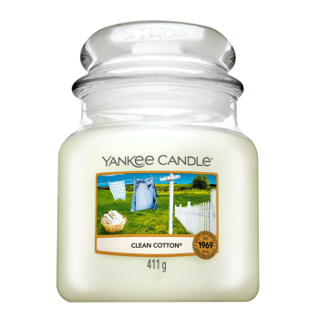 Yankee Candle Clean Cotton candela profumata 411 g