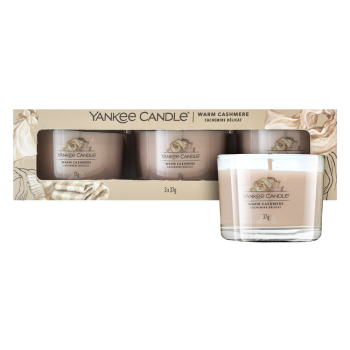 Yankee Candle Warm Cashmere bougie votive 3 x 37 g