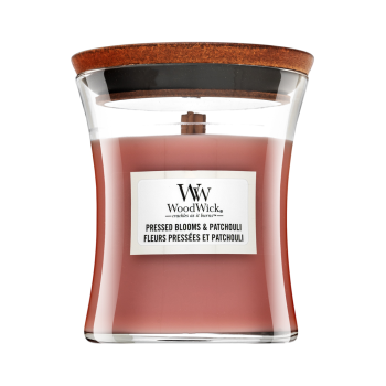 Woodwick Pressed Blooms & Patchouli geurkaars 85 g