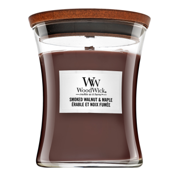 Woodwick Smoked Walnut & Maple geurkaars 275 g