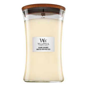Woodwick Island Coconut candela profumata 610 g