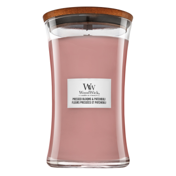 Woodwick Pressed Blooms & Patchouli geurkaars 610 g