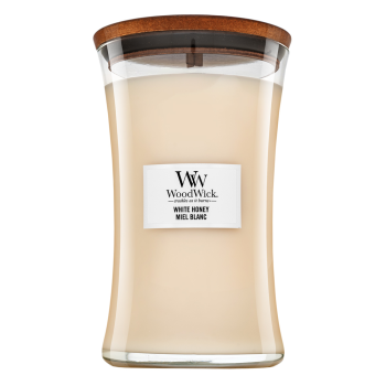 Woodwick White Honey świeca zapachowa 610 g