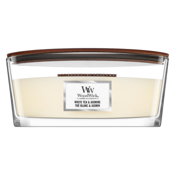 Woodwick White Tea & Jasmine candela profumata 453,6 g