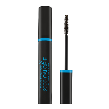 Max Factor 2000 Calorie Waterproof Volume Mascara vízálló szempillaspirál szempilla meghosszabbítására és volumenre Black Brown 9 ml