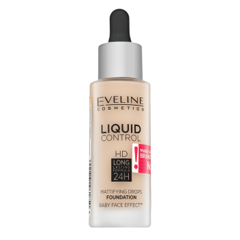 Eveline Liquid Control HD Mattifying Drops Foundation podkład 005 Ivory 32 ml